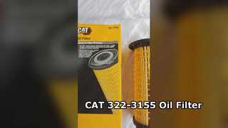 For 322-3155 3223155 Oil Filter CAT 320D2 323D2 Excavator Engine Parts