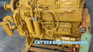 CAT C12 C-12 Motor Montajı için inşaat makineleri Kazı makinesi dizel motor