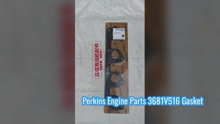 Untuk 3681V516 Gasket manifold knalpot Perkins C6.6 C7.1 Bagian Mesin Excavator