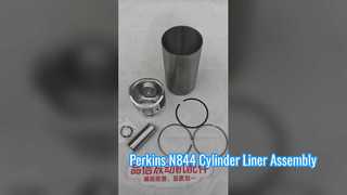Construction Machinery For Perkins N844 Cylinder Liner Assembly Excavator Engines Parts